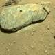 This composite of two images shows the hole drilled by NASA’s Perseverance rover during its second sample-collection attempt.